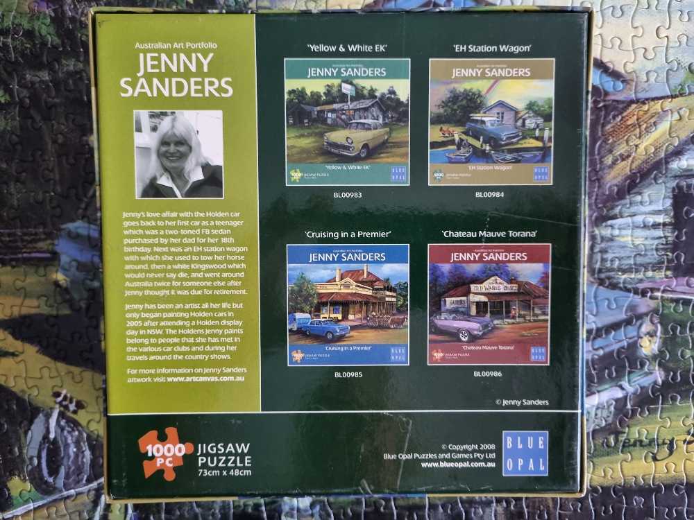 EH Station Wagon - Blue Opal puzzle collectible [Barcode 633793009846] - Main Image 4