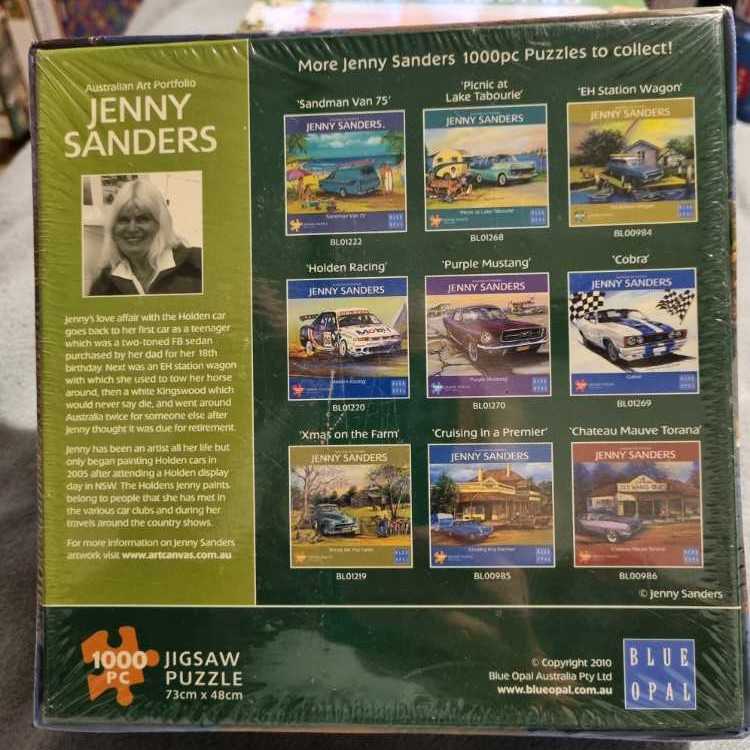 Cruising in a Premier - Blue Opal puzzle collectible [Barcode 633793009853] - Main Image 2