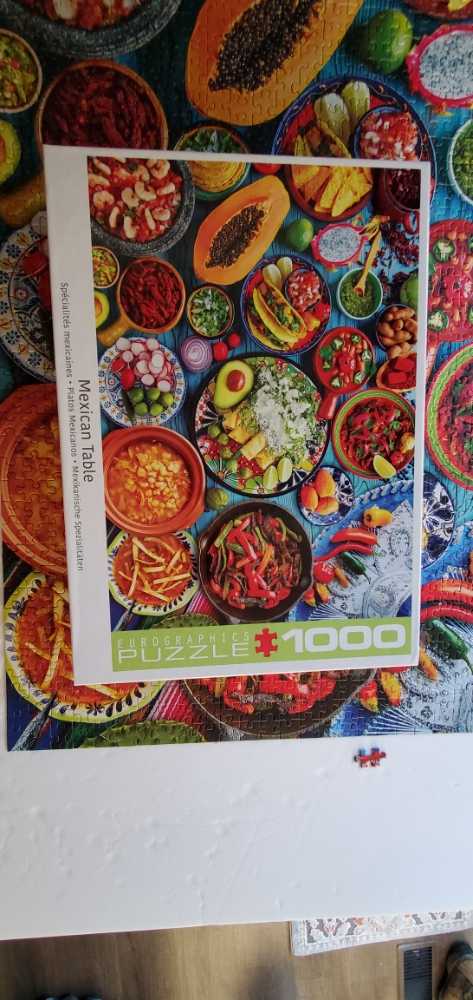 Mexican Table - Eurographics puzzle collectible [Barcode 628136656160] - Main Image 3