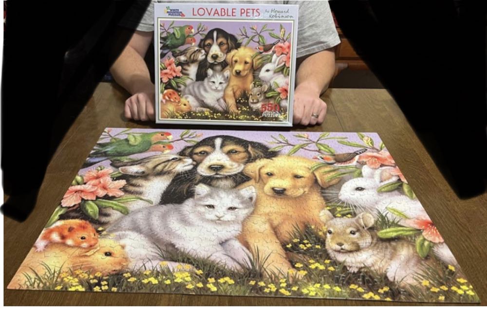 Lovable Pets New - White Mountain Puzzles puzzle collectible [Barcode 724819248834] - Main Image 3
