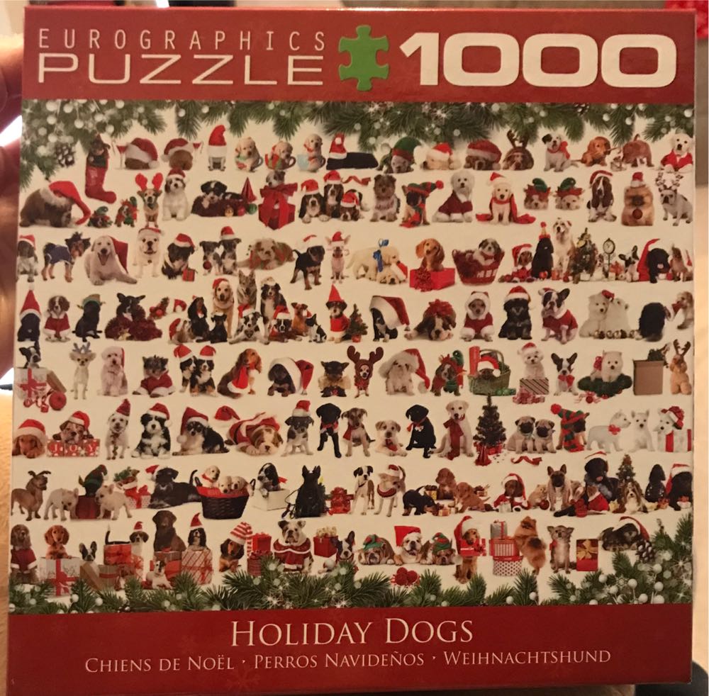 Holiday Dogs - Eurographics puzzle collectible [Barcode 628136809399] - Main Image 2