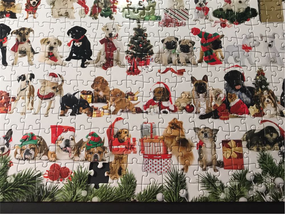 Holiday Dogs - Eurographics puzzle collectible [Barcode 628136809399] - Main Image 3