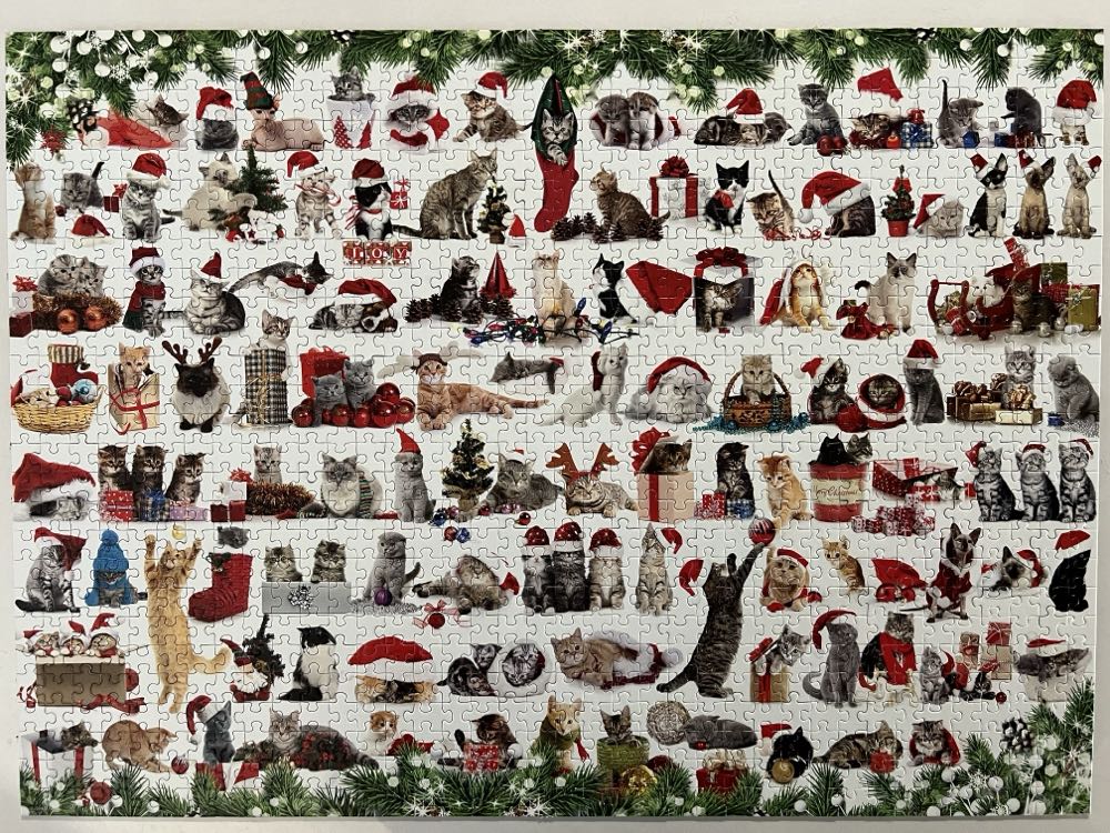 Holiday Cats - Eurographics puzzle collectible [Barcode 628136609401] - Main Image 3