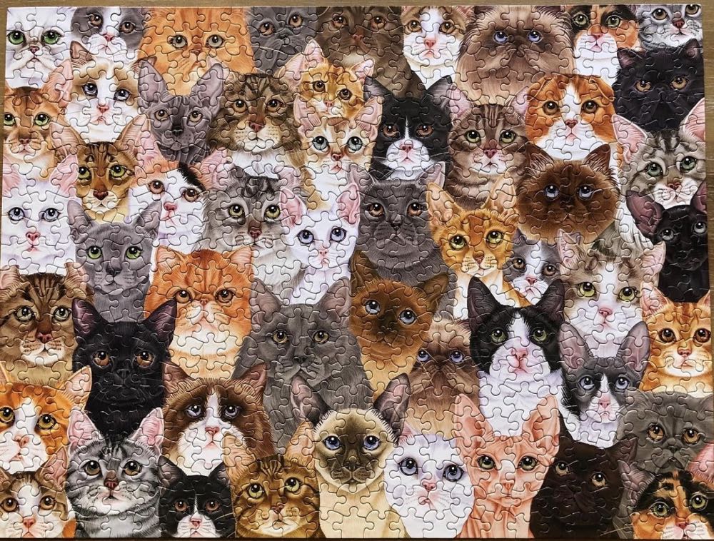 Cat-A-Tonic - White Mountain Puzzles, Inc. puzzle collectible [Barcode 724819250073] - Main Image 3