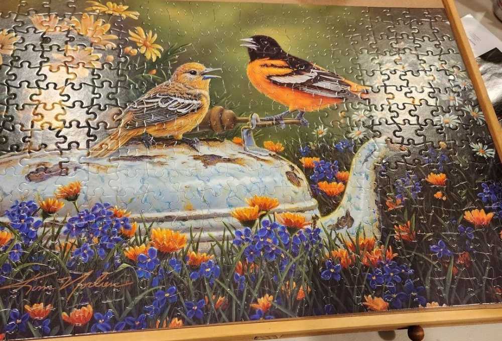 Tea Time - Buffalo puzzle collectible [Barcode 079346024889] - Main Image 3