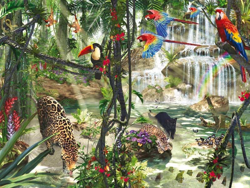 Tropical Impressions - Ravensburger puzzle collectible [Barcode 666273809803] - Main Image 2