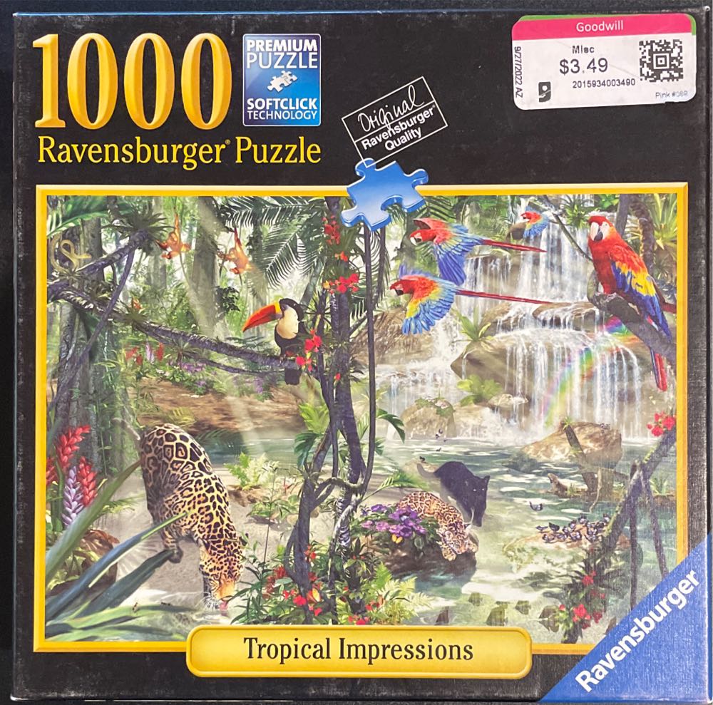 Tropical Impressions - Ravensburger puzzle collectible [Barcode 666273809803] - Main Image 3