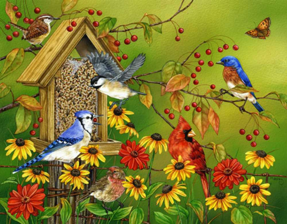 Fall Feast-SL - White Mountain puzzle collectible [Barcode 724819251407] - Main Image 2