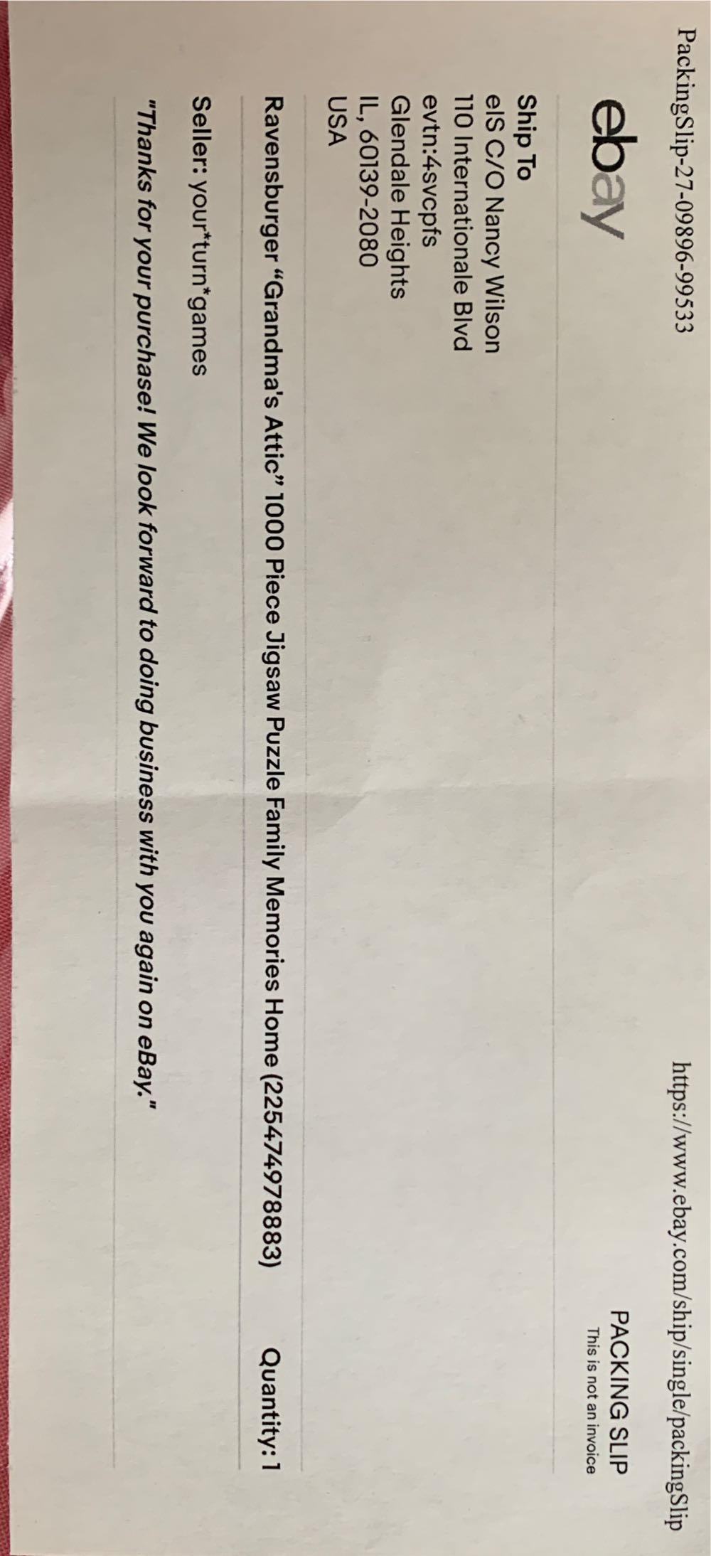 Grandma’s Attic - Ravensburger puzzle collectible [Barcode 4005556192724] - Main Image 4