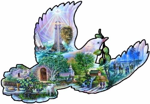 Dove Of Hope 🟦 - SunsOut puzzle collectible [Barcode 796780901209] - Main Image 2