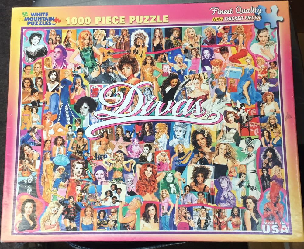 Divas-(2) - White Mountain Puzzles puzzle collectible [Barcode 724819253722] - Main Image 2