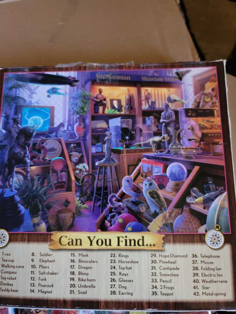 Smithsonian Hope Diamond - Ceaco puzzle collectible [Barcode 021081033695] - Main Image 3