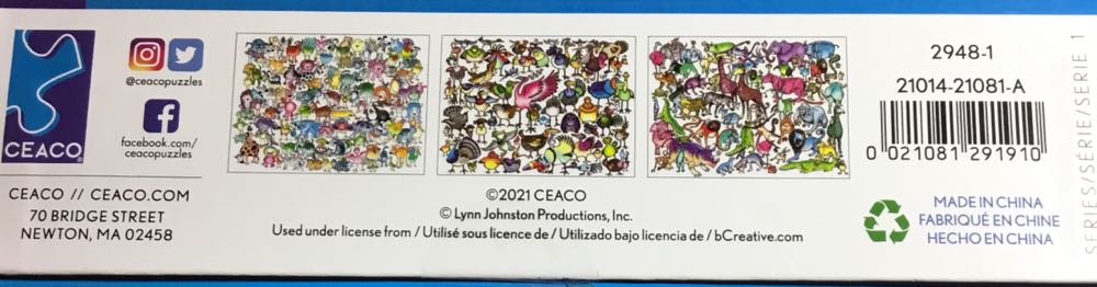 Animal Jam - Cats And Dogs - Ceaco puzzle collectible [Barcode 021081291910] - Main Image 2