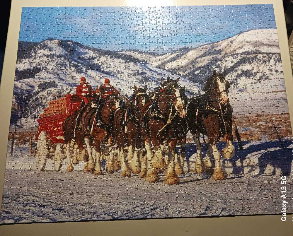 Winter Bliss-sold - White Mountain Puzzles puzzle collectible [Barcode 724819250547] - Main Image 2
