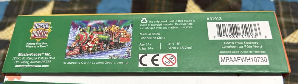 North Pole Delivery - Master Pieces puzzle collectible [Barcode 705988319136] - Main Image 2