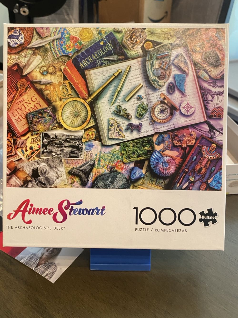 Aimee Stewart: Archaeologist’s Desk, The - Buffalo puzzle collectible [Barcode 079346127238] - Main Image 3