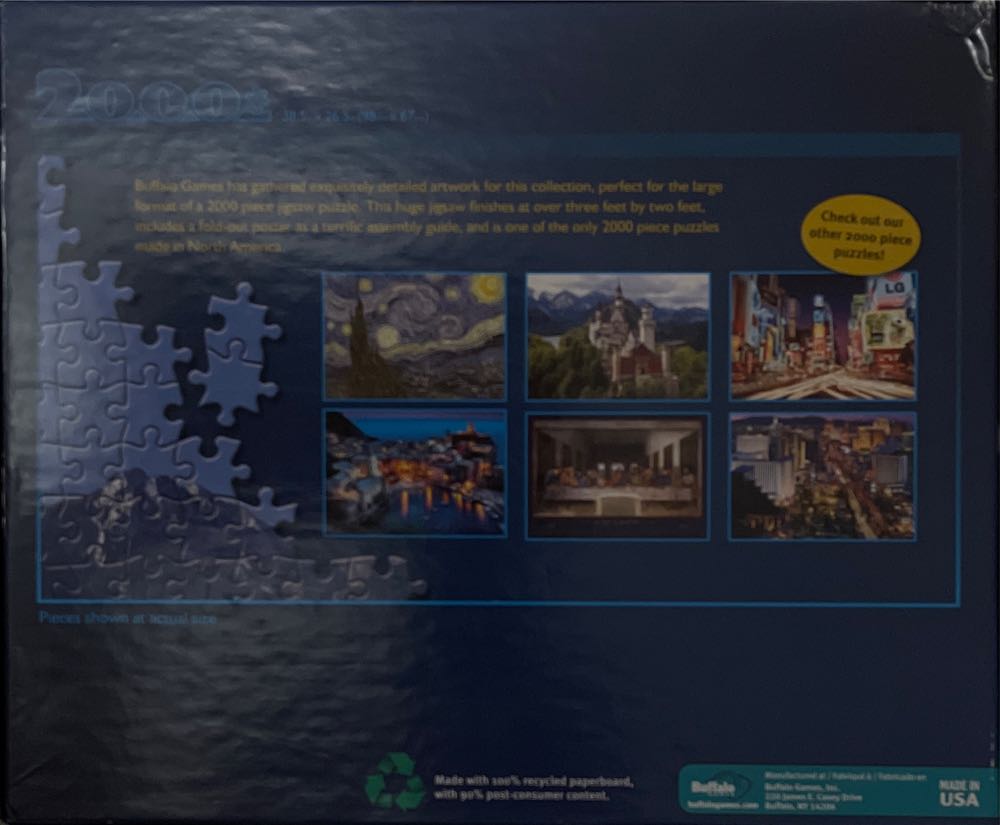 Winter At Neuschwanstein Castle - Buffalo puzzle collectible [Barcode 079346020133] - Main Image 2