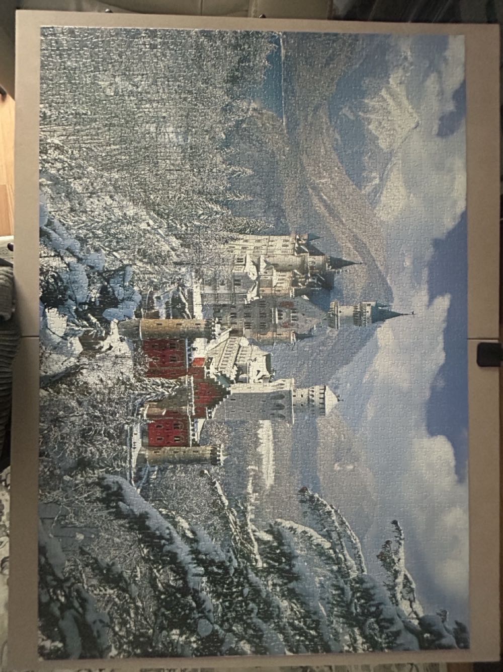 Winter At Neuschwanstein Castle - Buffalo puzzle collectible [Barcode 079346020133] - Main Image 3