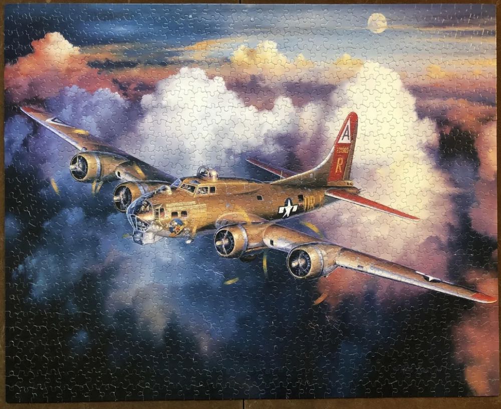 ZZ - B-17 Bomber (SOLD) - White Mountain Puzzles puzzle collectible [Barcode 724819249985] - Main Image 3