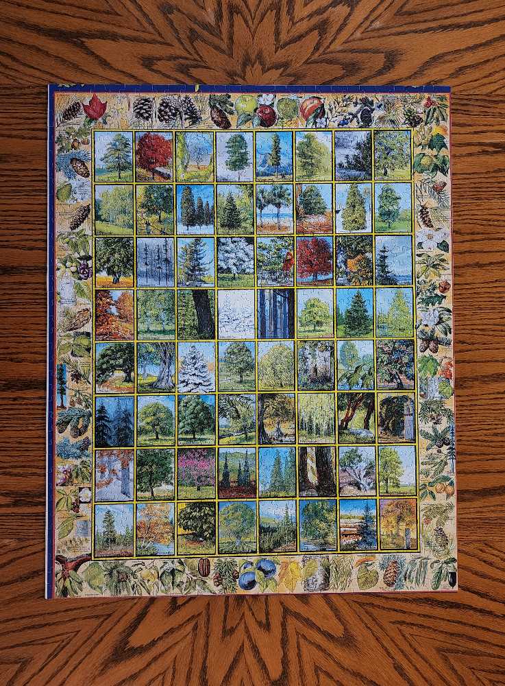 Trees Of North America - White Mountain puzzle collectible [Barcode 724819249145] - Main Image 2