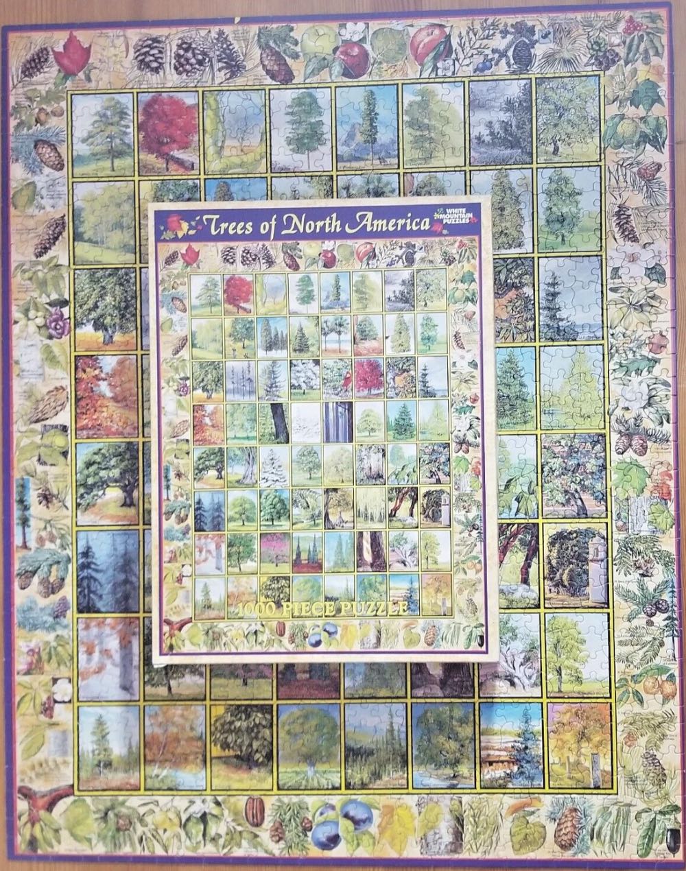 Trees Of North America - White Mountain puzzle collectible [Barcode 724819249145] - Main Image 4
