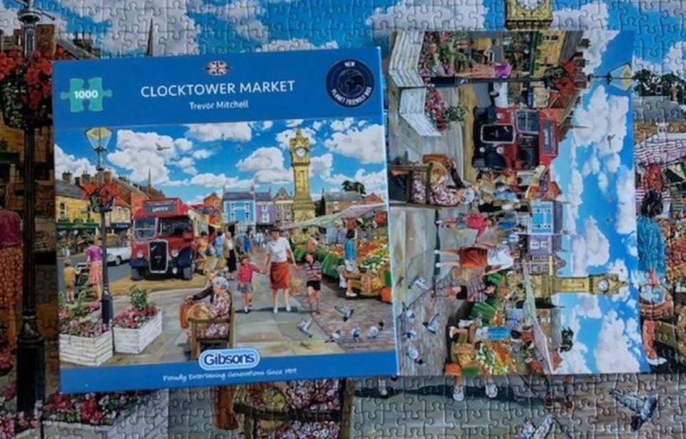 Clocktower Market - Gibsons puzzle collectible [Barcode 5012269063219] - Main Image 4