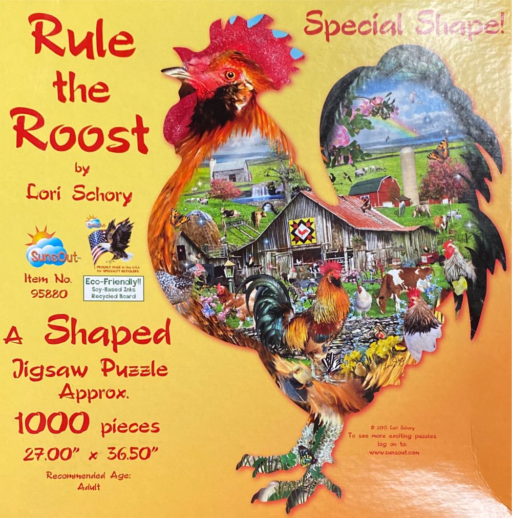 Rule The Roost - SUNSOUT INC puzzle collectible [Barcode 796780958807] - Main Image 2