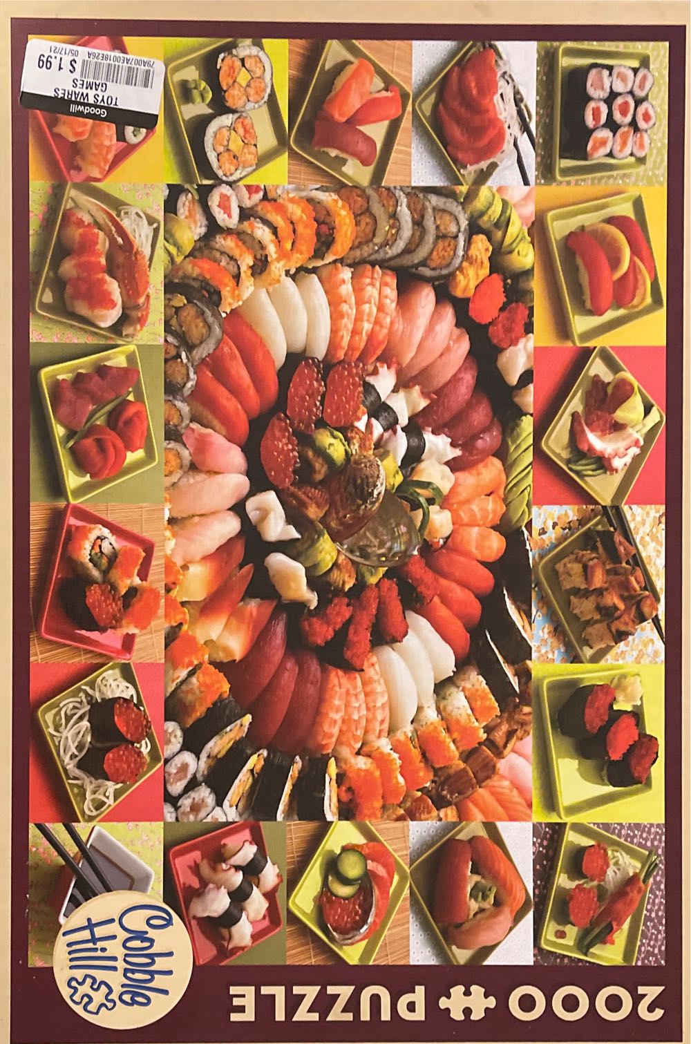 Plenty Of Sushi - Cobble Hill puzzle collectible [Barcode 625012507080] - Main Image 1