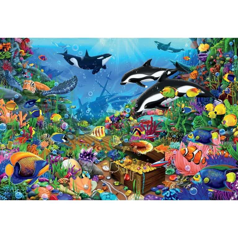 Jewels Of The Deep -  Ceaco puzzle collectible [Barcode 021081350150] - Main Image 2