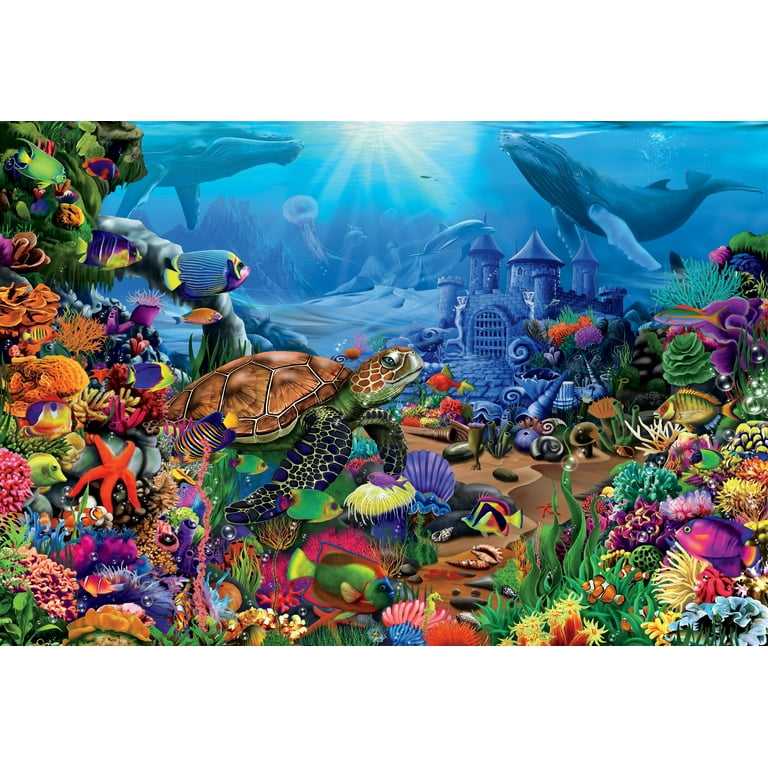 Magical Undersea Turtle ??? - Ceaco puzzle collectible [Barcode 021081350273] - Main Image 2