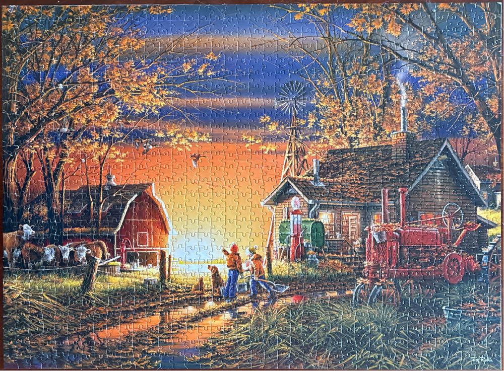 Buffalo Games Terry Redlin Morning Surprise Piece Jigsaw Puzzle - Buffalo puzzle collectible [Barcode 079346115907] - Main Image 2
