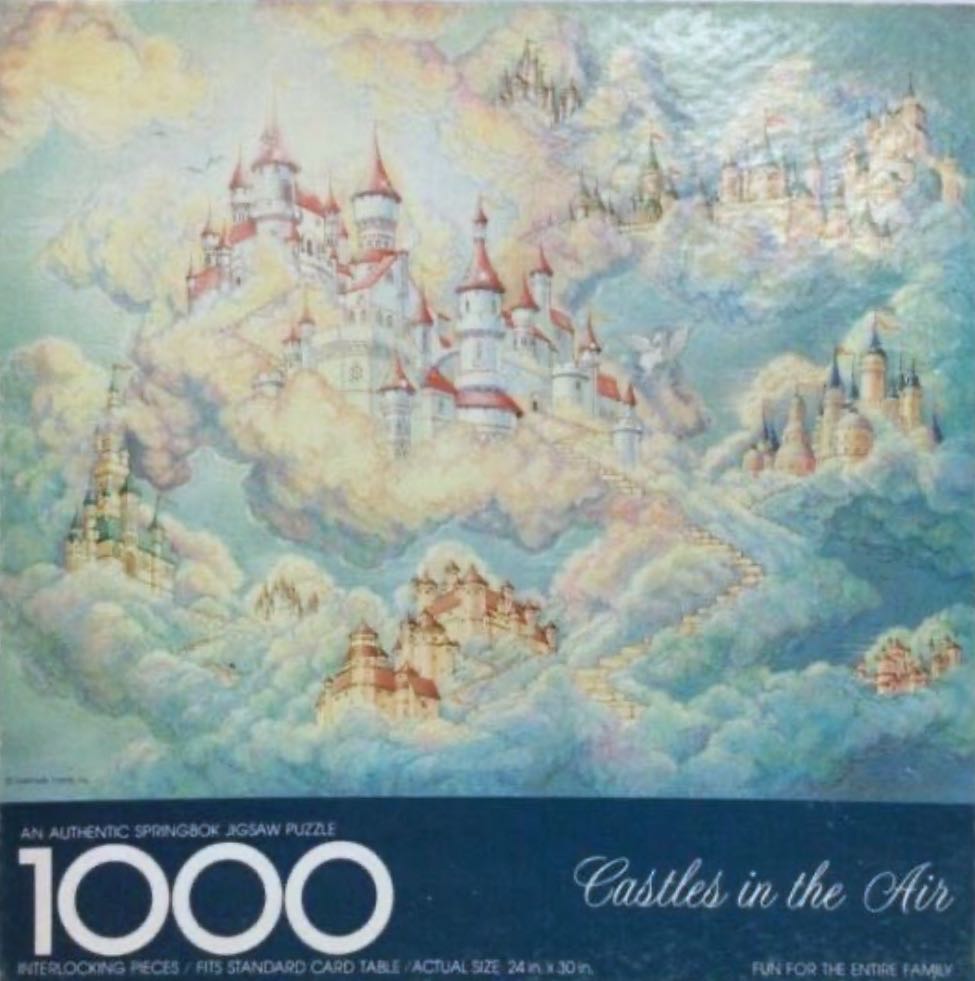 Castles in the Air - Springbok (Vintage) puzzle collectible - Main Image 2