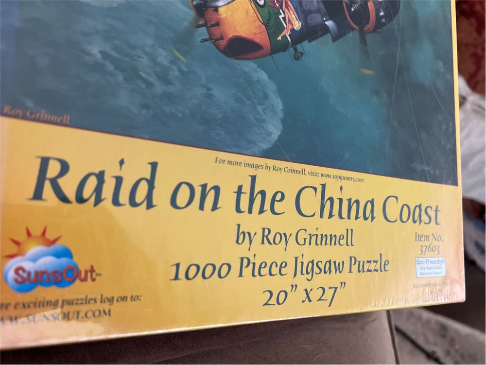 Raid On The China Coast - SunsOut 🇺🇸 puzzle collectible [Barcode 796780376038] - Main Image 3
