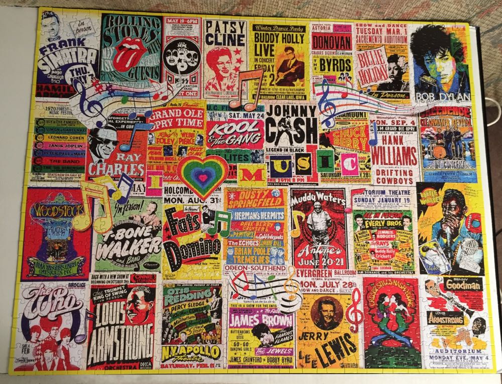 I Love Music - White Mountain Puzzles puzzle collectible [Barcode 724819264568] - Main Image 2