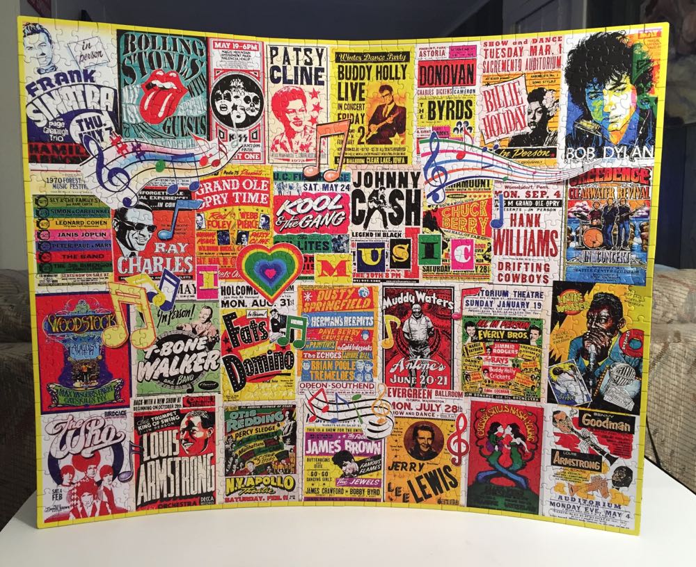 I Love Music - White Mountain Puzzles puzzle collectible [Barcode 724819264568] - Main Image 4