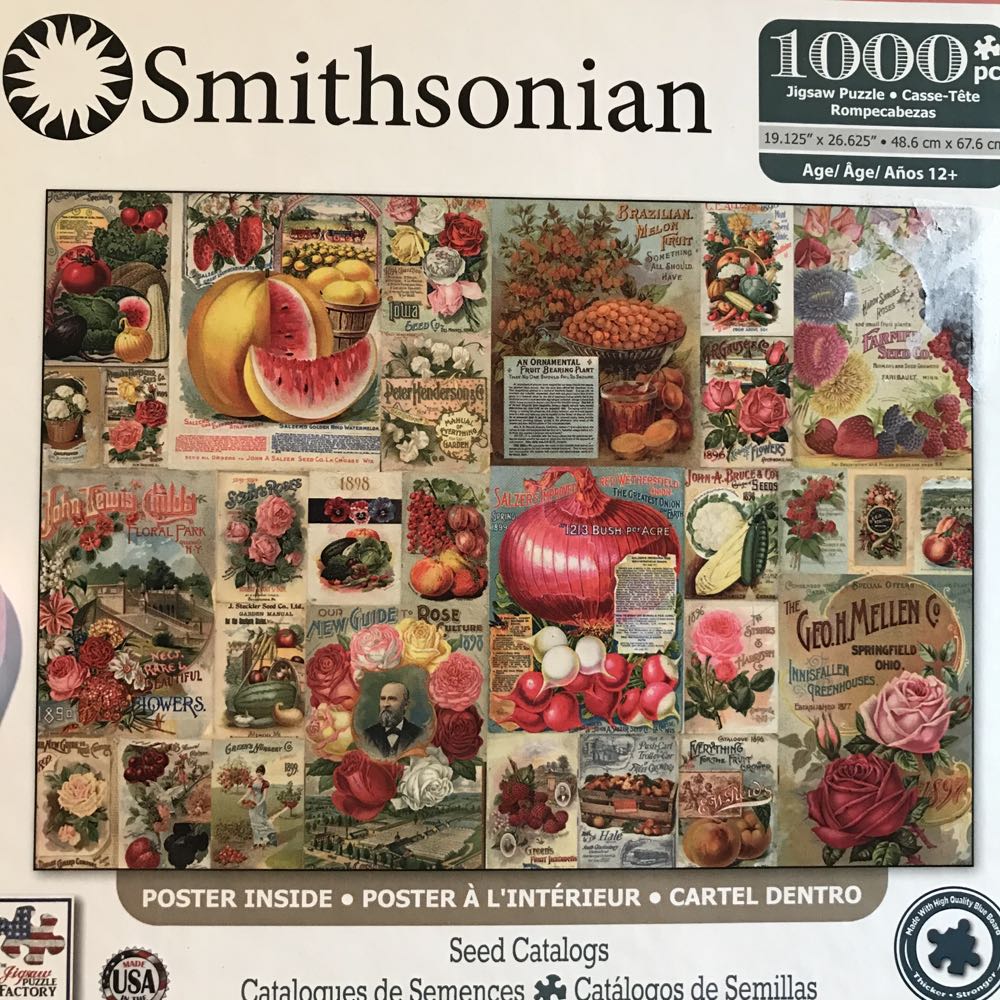 Smithsonian Seed Catalogs - Jigsaw Puzzle Factory puzzle collectible [Barcode 788958775712] - Main Image 2