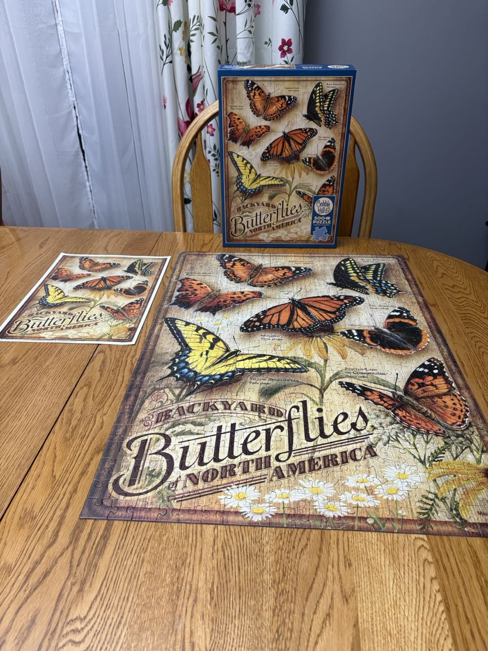 Backyard Butterflies - Cobble Hill puzzle collectible [Barcode 625012850063] - Main Image 2