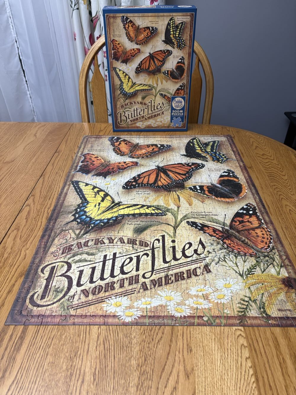 Backyard Butterflies - Cobble Hill puzzle collectible [Barcode 625012850063] - Main Image 3