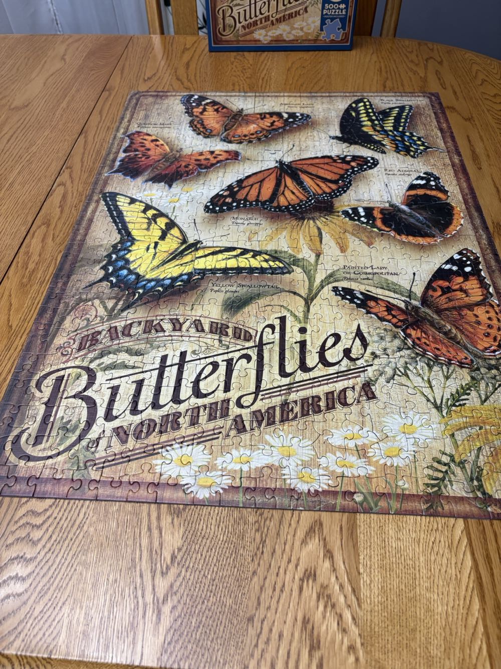 Backyard Butterflies - Cobble Hill puzzle collectible [Barcode 625012850063] - Main Image 4