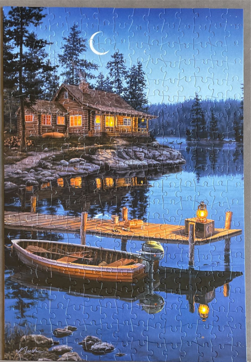 Crescent Moon Bay DL - Buffalo Games 🇺🇸 puzzle collectible [Barcode 079346025183] - Main Image 2