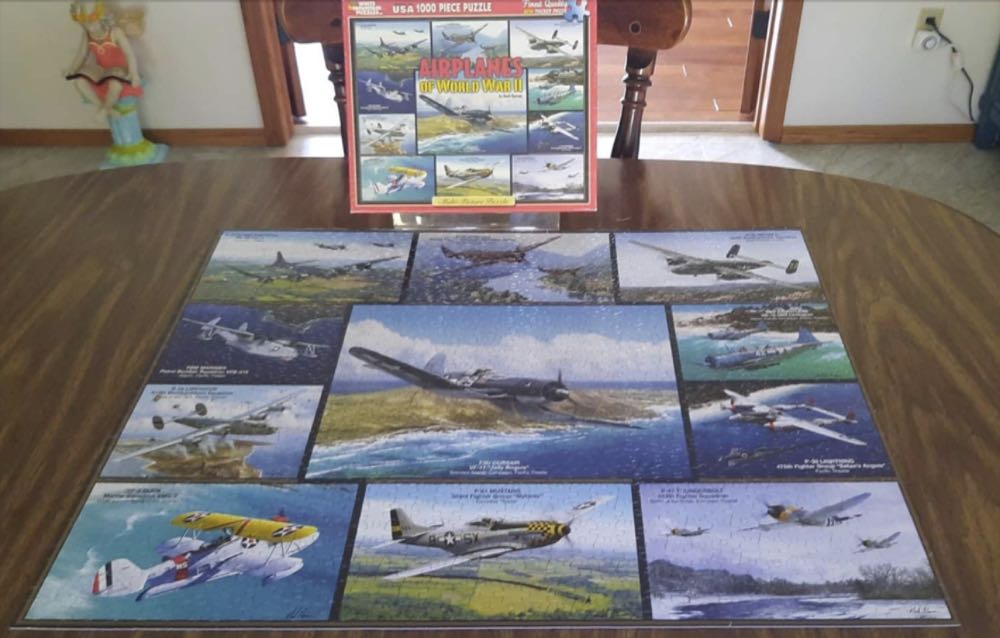 Airplanes Of World War II* - White Mountain puzzle collectible [Barcode 724819252374] - Main Image 3