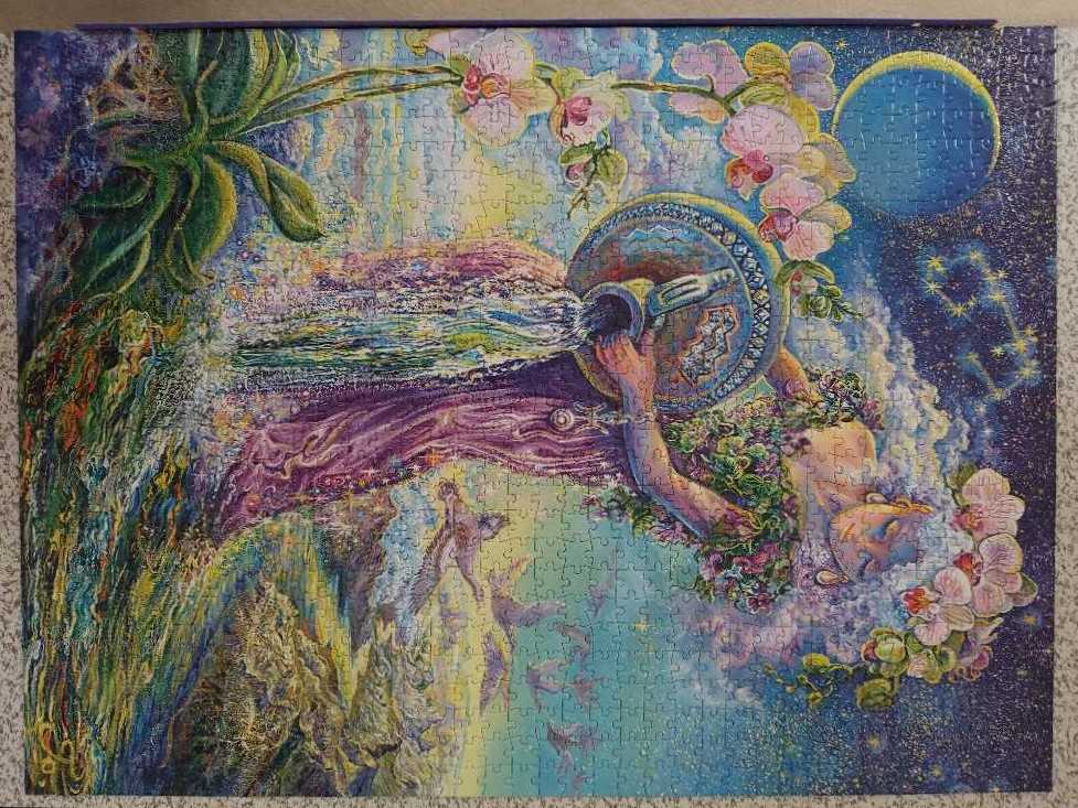 Aquarius/old - Buffalo Games puzzle collectible [Barcode 079346121076] - Main Image 2