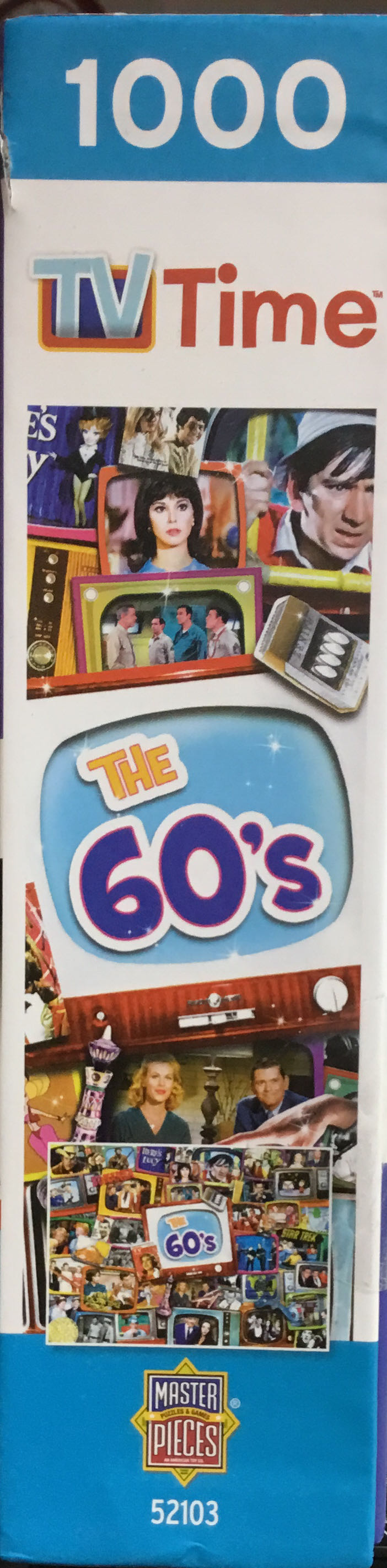TV Time : 60s Shows - MasterPieces puzzle collectible [Barcode 705988721557] - Main Image 4