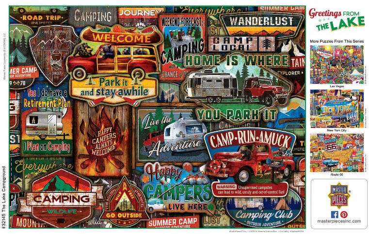 Greetings From The Lake  - MasterPieces puzzle collectible [Barcode 705988321450] - Main Image 2