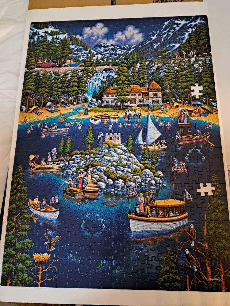 Lake Tahoe - Dowdle puzzle collectible [Barcode 671095011778] - Main Image 3