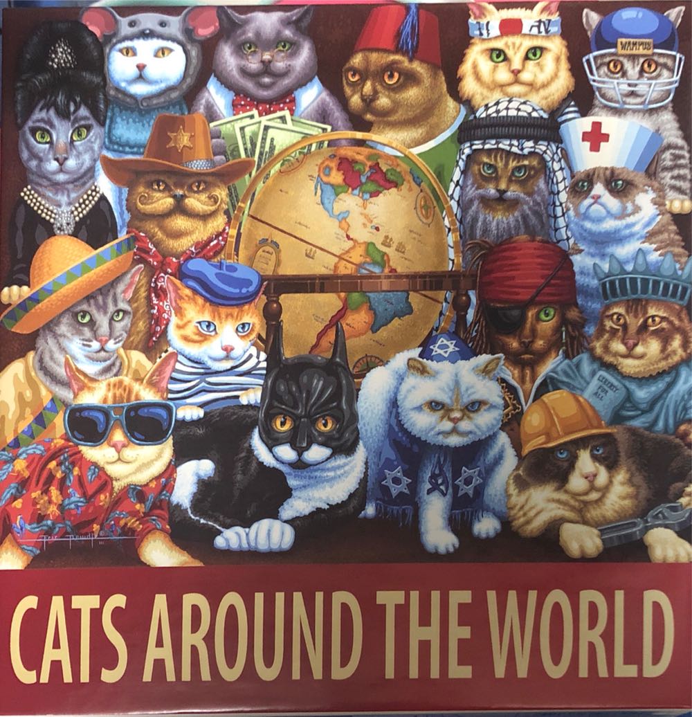 Cats Around The World - Flip n Fetcher puzzle collectible [Barcode 671095983020] - Main Image 1