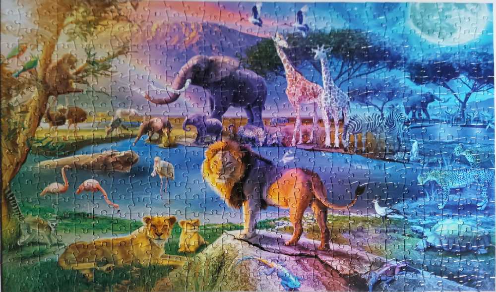 Serengeti Sunrise - Buffalo puzzle collectible [Barcode 079346037957] - Main Image 2