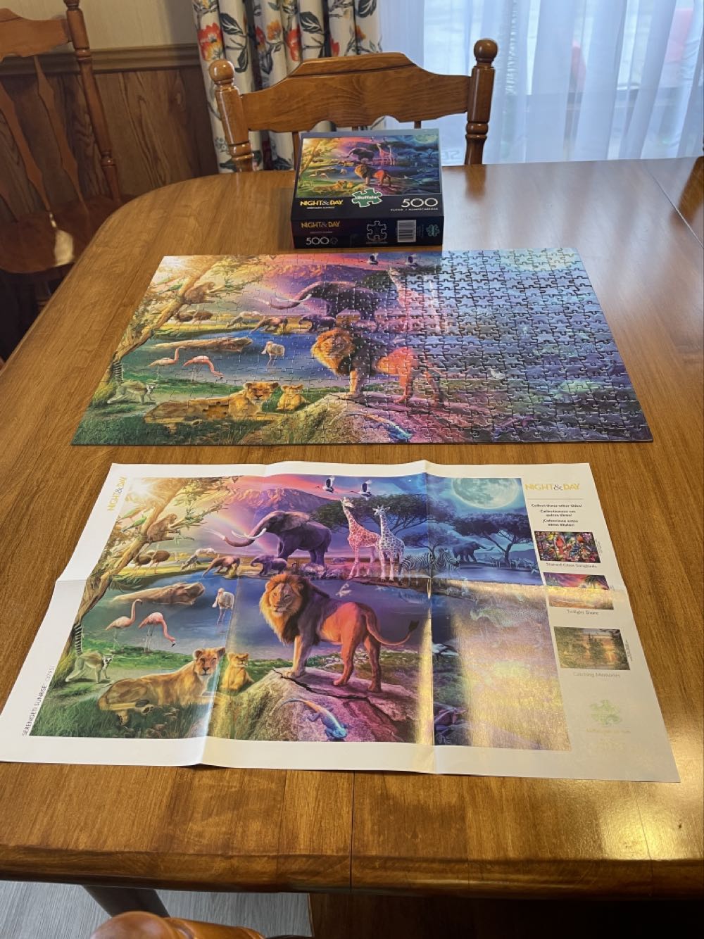 Serengeti Sunrise - Buffalo puzzle collectible [Barcode 079346037957] - Main Image 4