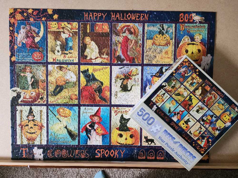 Vintage Halloween - Bits And Pieces puzzle collectible [Barcode 192949051592] - Main Image 4
