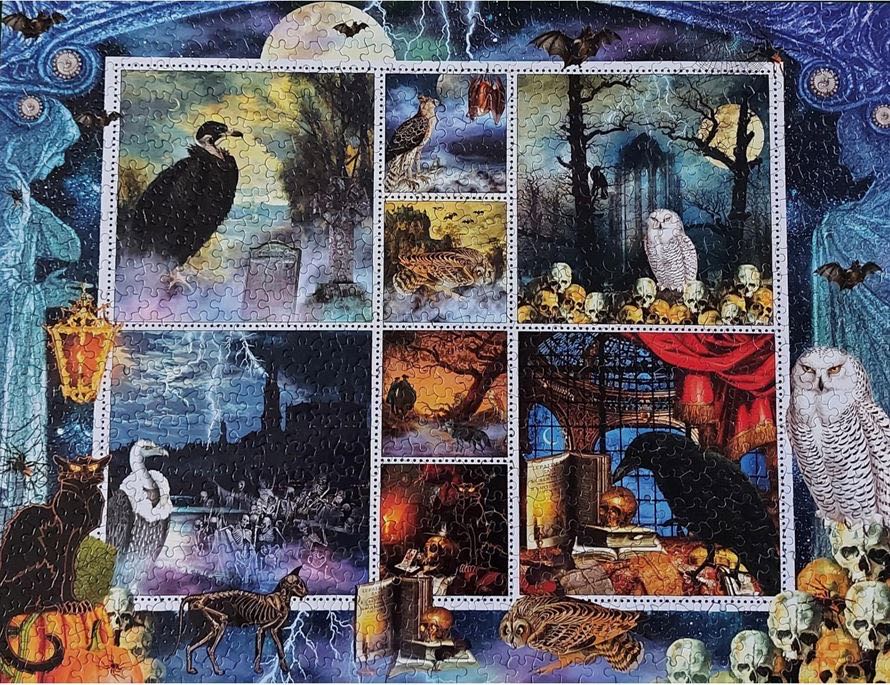 Halloween Dance Spooky - SunsOut puzzle collectible [Barcode 796780559264] - Main Image 3